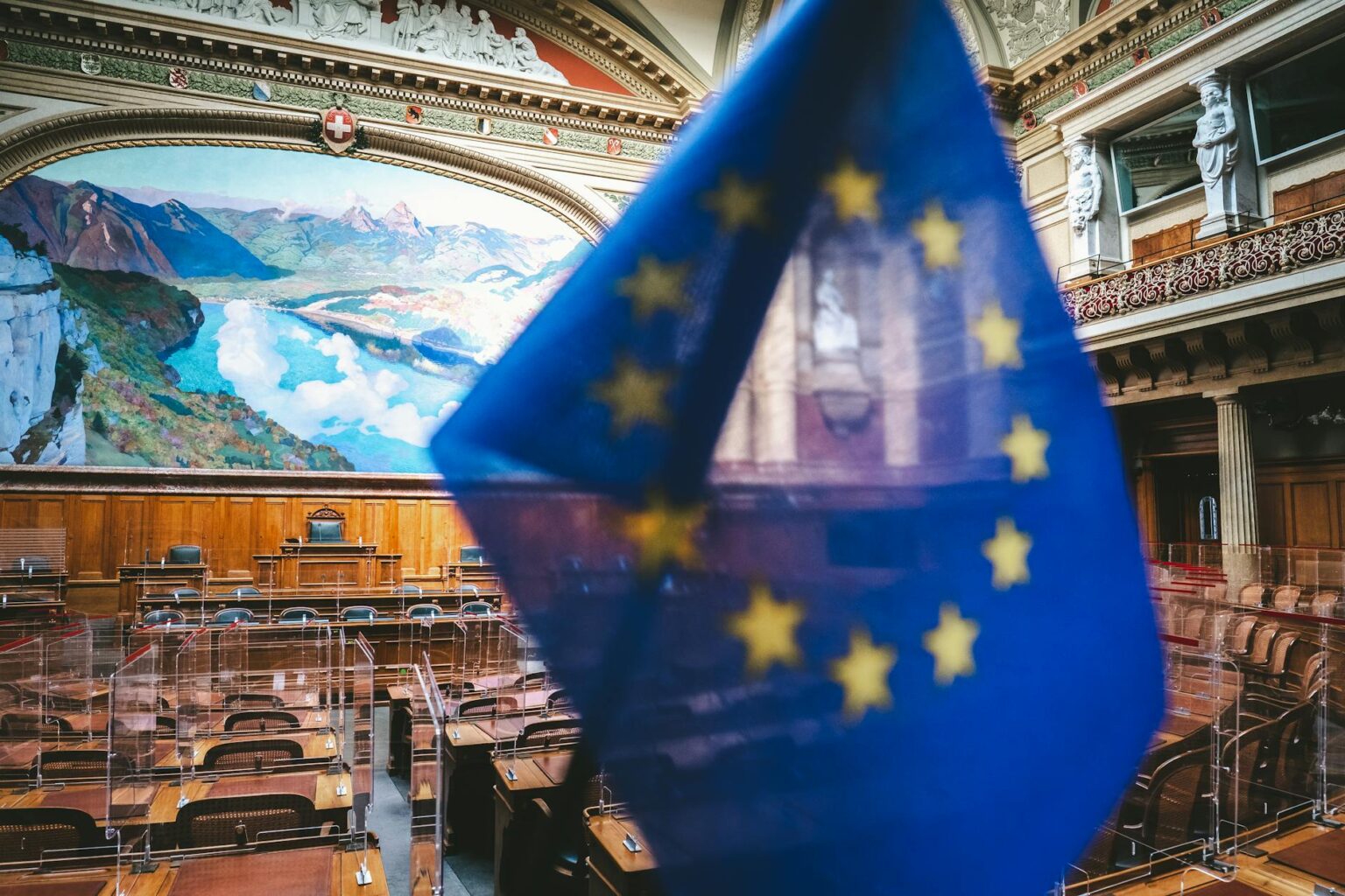 European Parliament building in Brussels where the comprehensive AI regulation framework was passed