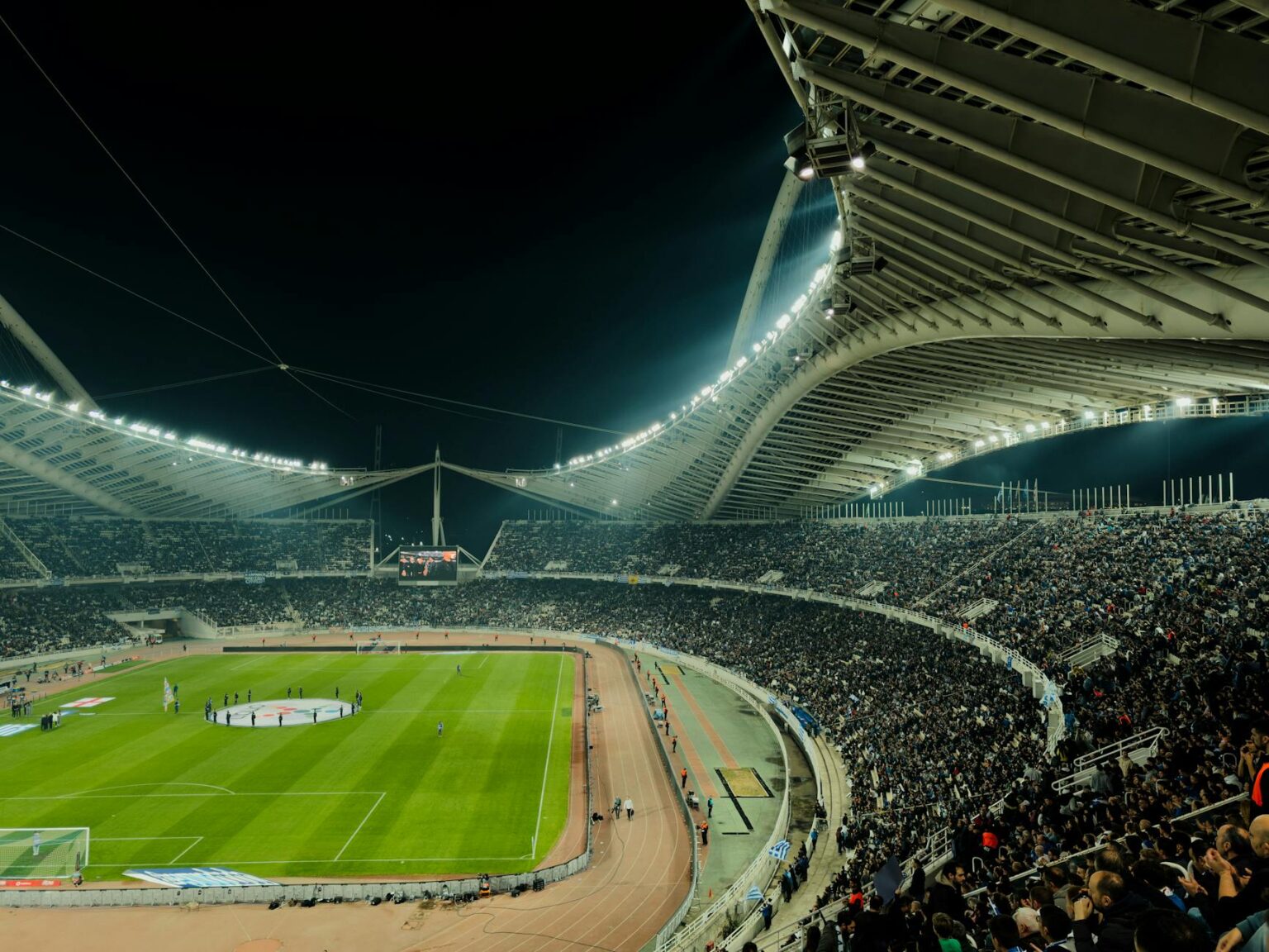 Why Major Sports Stadiums Are Installing Transparent LED Display Fields Modern stadium lighting system with advanced LED technology