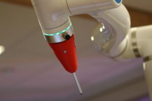 Major Hospitals Are Installing Robot Pharmacists for Medication Dispensing Automated robotic pharmacy system dispensing medications in modern hospital setting