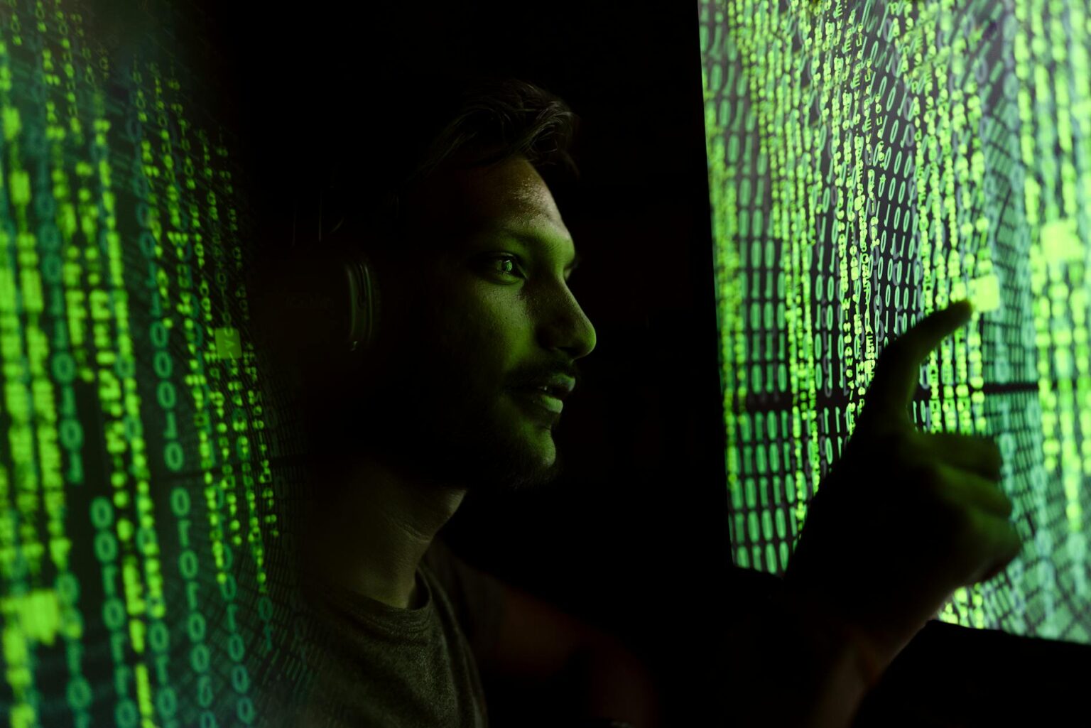 Exaforce Hits $725M Valuation After $125M Series B Computer screens displaying cybersecurity monitoring dashboards and network analysis