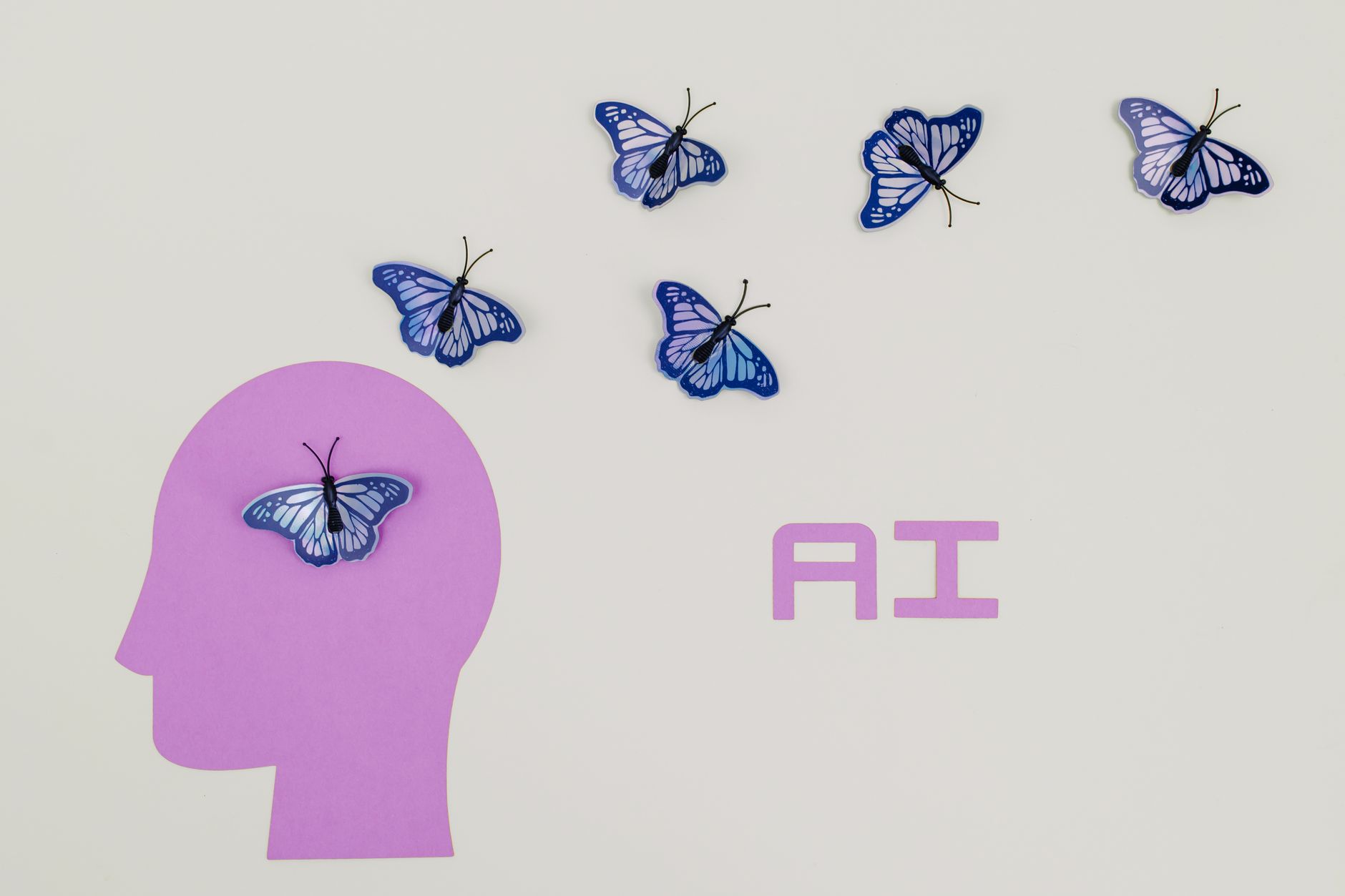 Abstract visualization of artificial intelligence systems operating autonomously