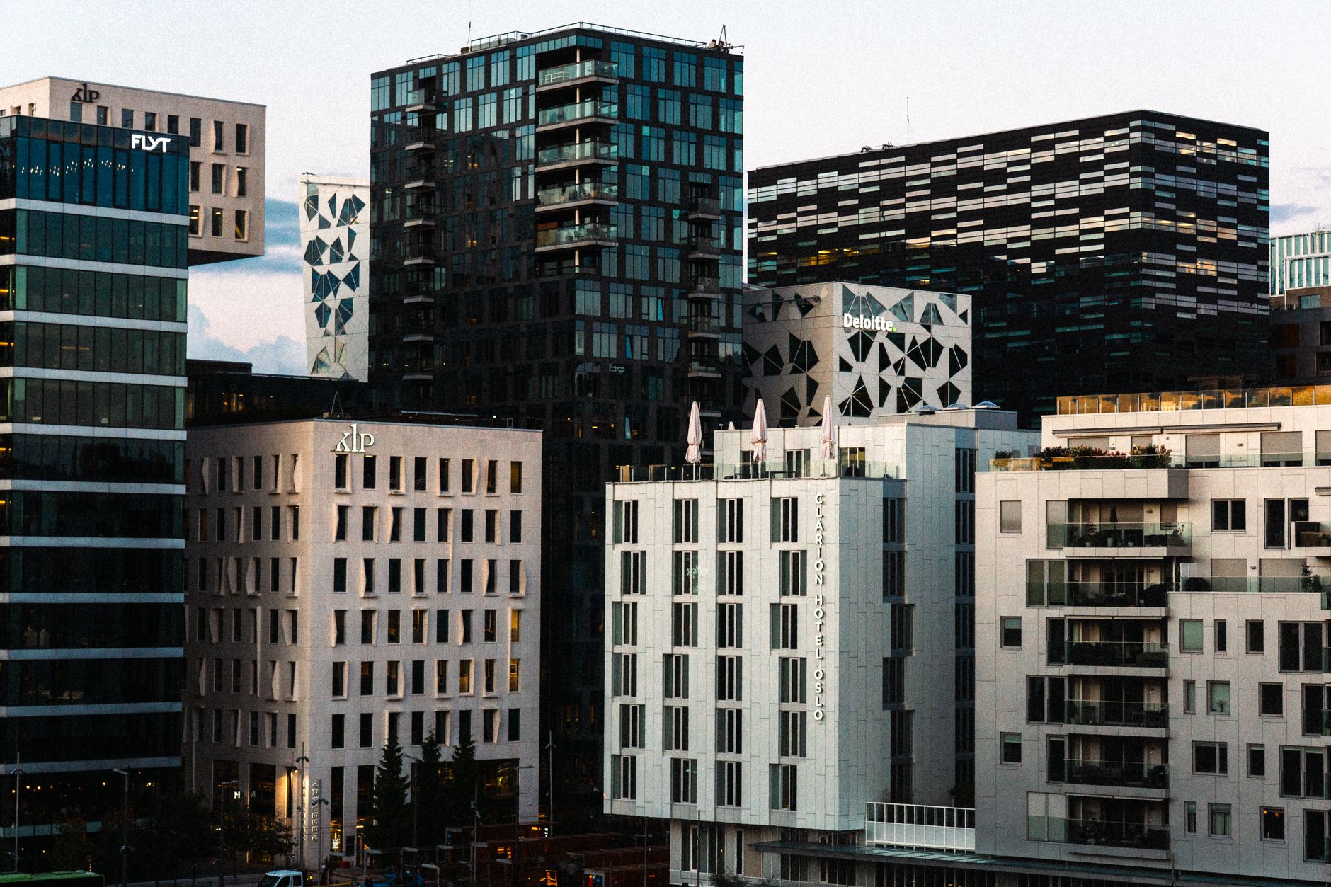 Modern European city skyline representing the tech industry