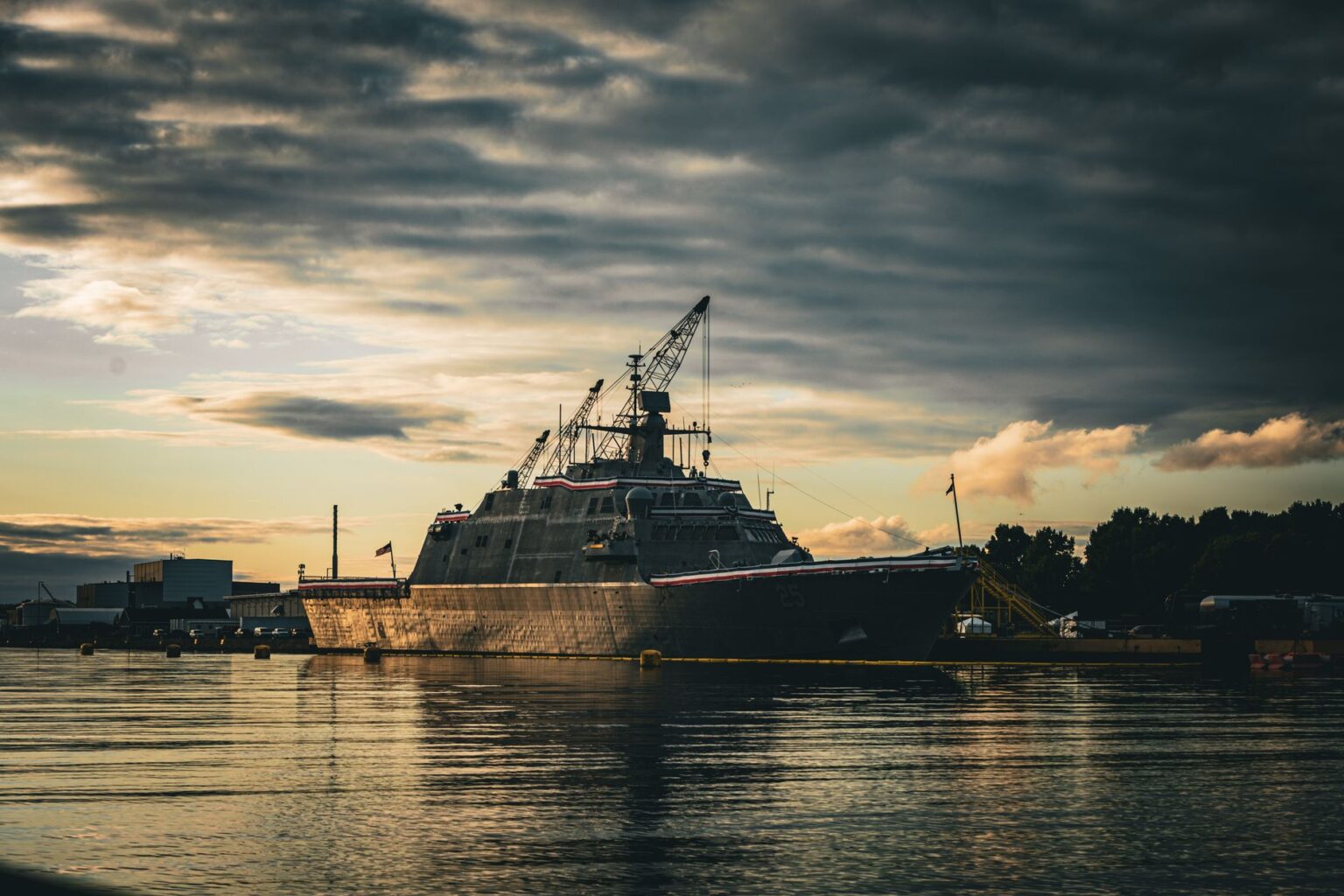 U.S. Navy CTO Reveals Tech Priorities, Pushes $562M Autonomous Deals U.S. Navy warship at sea representing military technology investment